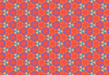 Altıgen desenli modern renkli arkaplan