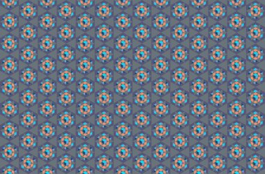 Tekrarlanan şekillerle soyut yaratıcı arkaplan