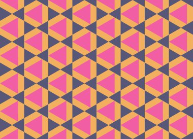 Altıgen desenli modern renkli arkaplan