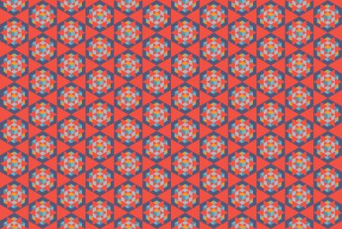 Geometrik elementlerle kusursuz soyut arkaplan