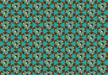 Altıgen desenli modern renkli arkaplan