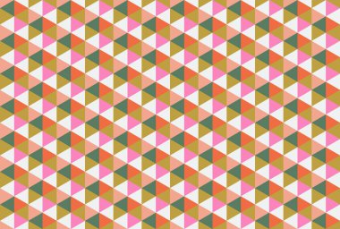 Altıgen desenli modern renkli arkaplan