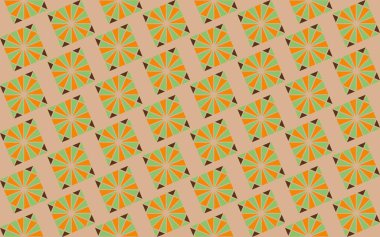 Tekrarlanan şekillerle soyut yaratıcı arkaplan