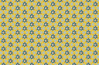 Altıgen desenli modern renkli arkaplan