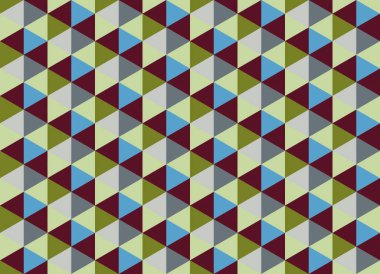 Geometrik elementlerle kusursuz soyut arkaplan