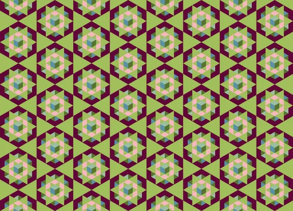 Tekrarlanan şekillerle soyut yaratıcı arkaplan