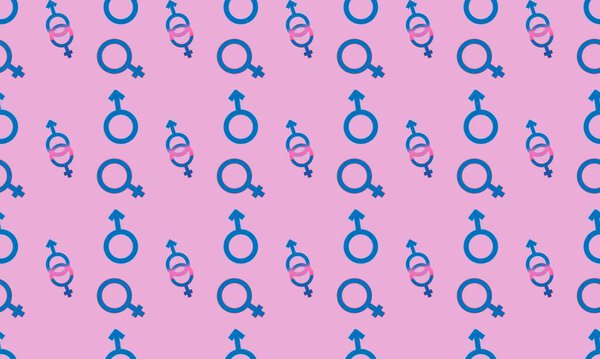 Цветной фон с различными аксессуарами