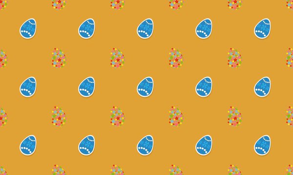 Colored background with different accessories