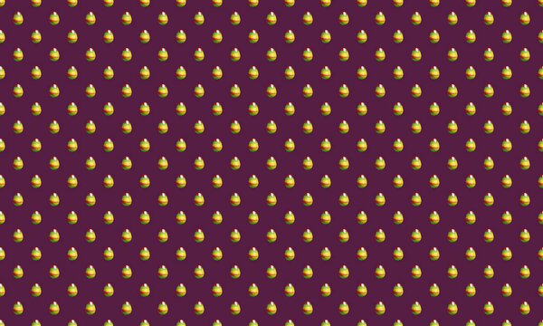 Colored background with different accessories