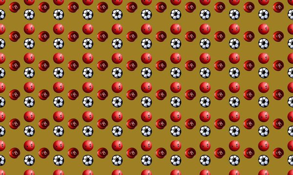 Цветной фон с различными аксессуарами