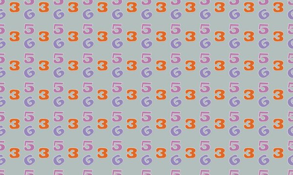 Colored background with different accessories