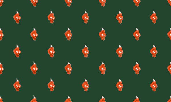 Цветной фон с различными аксессуарами