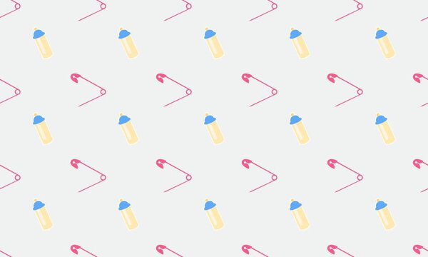 Цветной фон с различными аксессуарами