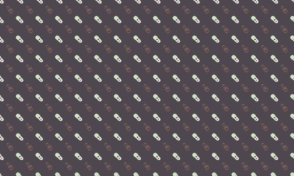 Цветной фон с различными аксессуарами