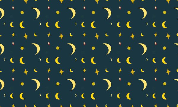 Цветной фон с различными аксессуарами