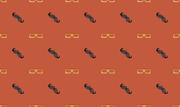 Цветной фон с различными аксессуарами