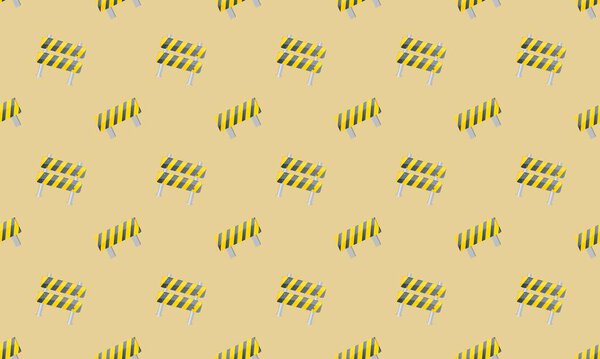 Colored background with different accessories