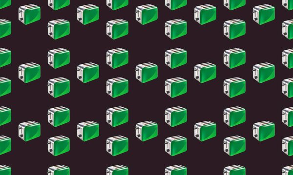 Colored background with different accessories