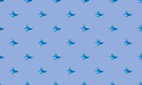 Цветной фон с различными аксессуарами