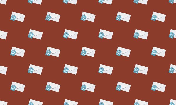 Цветной фон с различными аксессуарами