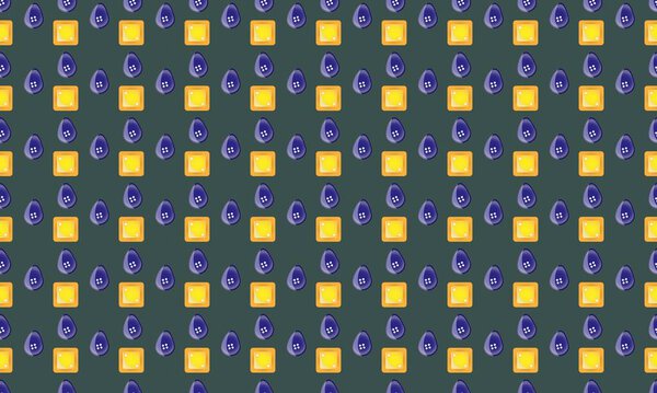 Цветной фон с различными аксессуарами