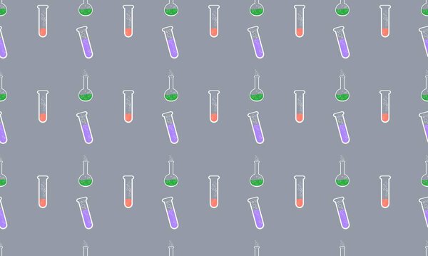 Цветной фон с различными аксессуарами