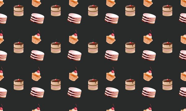 Цветной фон с различными аксессуарами