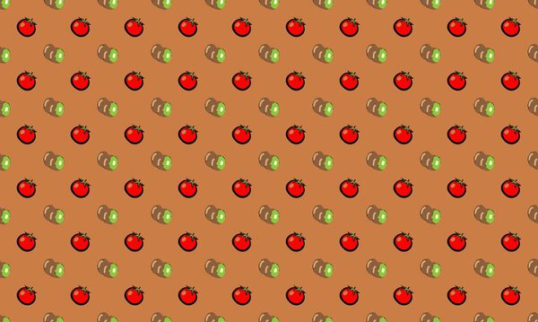 Цветной фон с различными аксессуарами