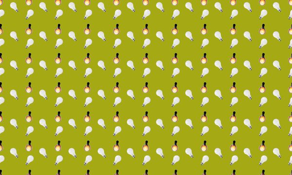 Colored background with different accessories