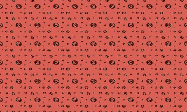 Цветной фон с различными аксессуарами