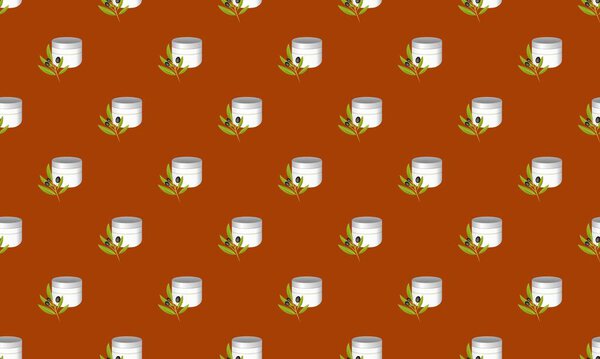 Цветной фон с различными аксессуарами