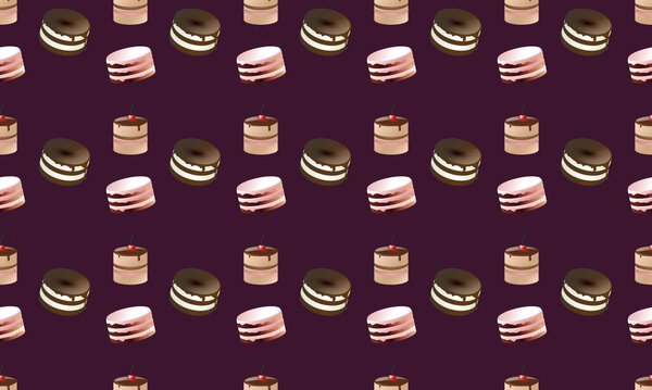 Цветной фон с различными аксессуарами