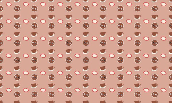 Colored background with different accessories