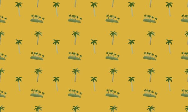 Colored background with different accessories