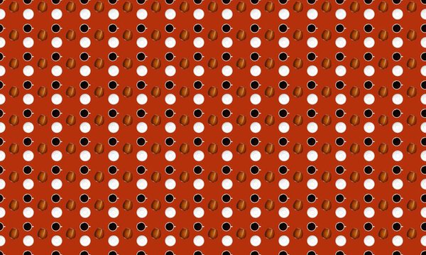 Colored background with different accessories