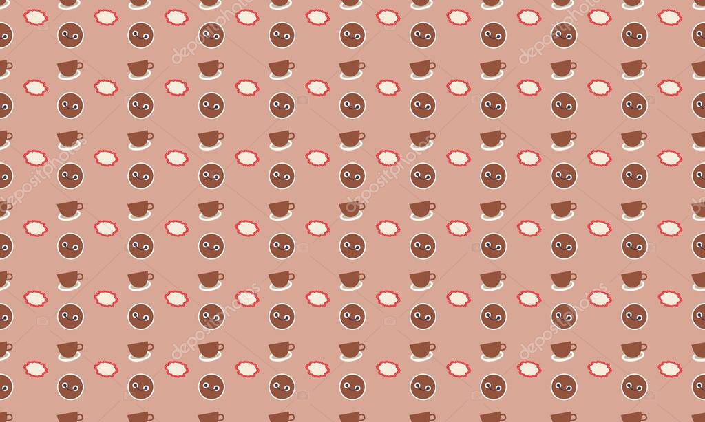 Colored background with different accessories