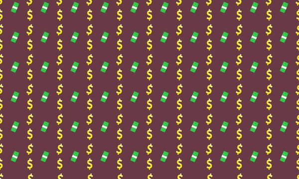 Цветной фон с различными аксессуарами