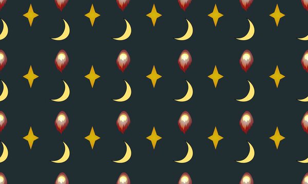 Цветной фон с различными аксессуарами