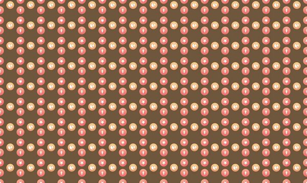 Colored background with different accessories