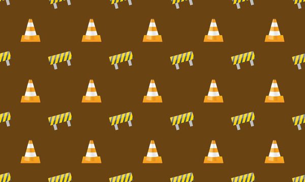 Colored background with different accessories