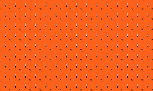 Цветной фон с различными аксессуарами