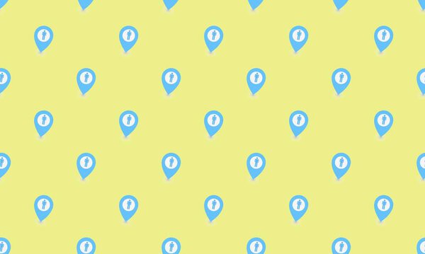 Colored background with different accessories