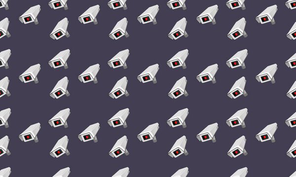 Colored background with different accessories