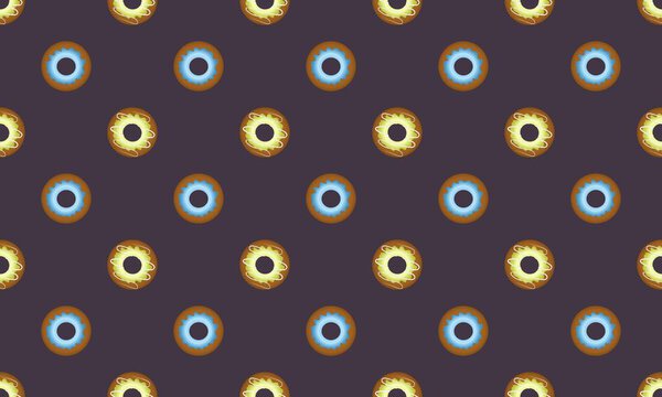 Colored background with different accessories