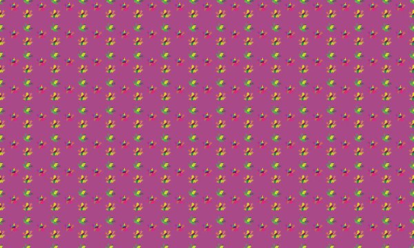 Цветной фон с различными аксессуарами