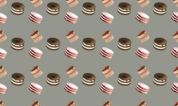 Цветной фон с различными аксессуарами