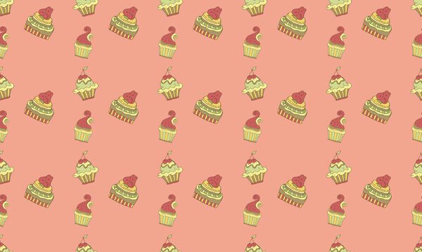 Цветной фон с различными аксессуарами