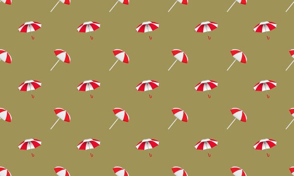 Colored background with different accessories