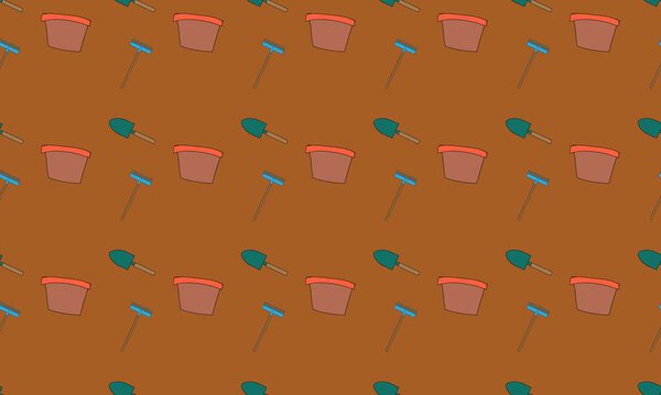 Colored background with different accessories