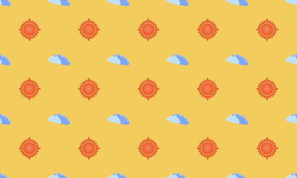 Цветной фон с различными аксессуарами